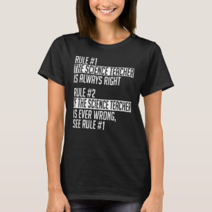 Camiseta Professor de Ciência Roupa, Design de Professores