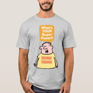 Camiseta Professor de Ciência Super Poder.