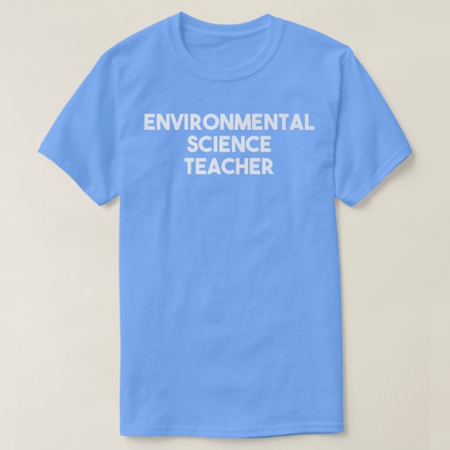 Camiseta Professor de Ciências Ambientais Premium 511 (Frente do Design)