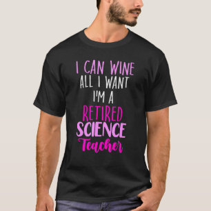 Camiseta Professor de Ciências Aposentado Aposentadoria Esc
