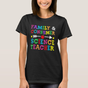 Camiseta professor de ciências da família e do consumidor s
