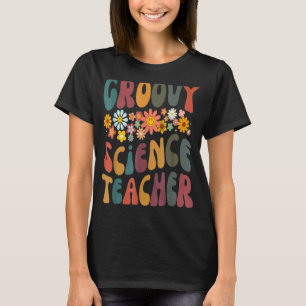Camiseta Professor de Ciências da Groovy Retro Ensino