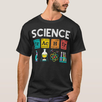 Camiseta Professor de Ciências Química Biologia Física Prof