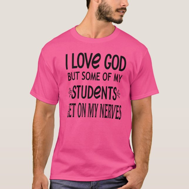 Camiseta Professor de Classe Religiosa Cristã Citação (Frente)