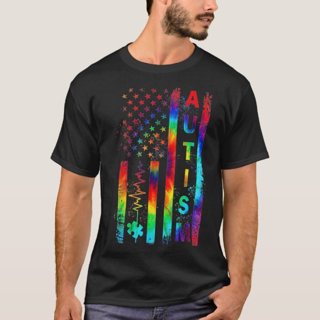 Camiseta Professor de Consciência de Bandeira Americana Mãe (Frente)