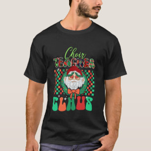 Camiseta Professor de Coro Papai Noel Correspondência Natal