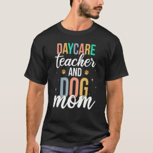 Camiseta Professor de Creche Retro & Mãe de Cachorro  Prime
