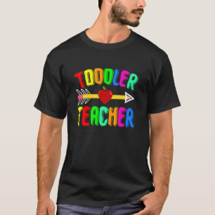 Camiseta Professor de Criança Pré-Escolar De Volta à Escola