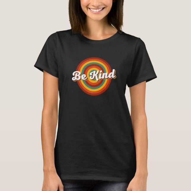 Camiseta Professor de crianças bondade Retro Unidade dia la (Frente)