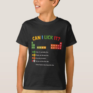 Camiseta Professor de Crianças Divertidas Posso Lamber a Ta