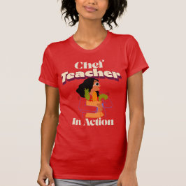 Camiseta Professor de Culinária em Ação Professor de Culiná