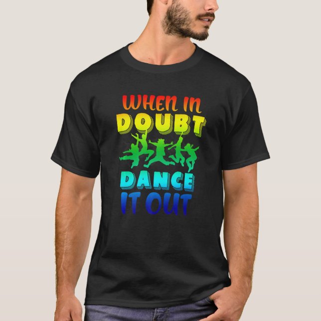 Camiseta Professor de dança Colorida (Frente)