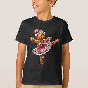 Camiseta Professor de Dança de Natal de Biscoito de Gengibr