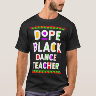 Camiseta Professor de dança negra da Dança Afro-Americana P