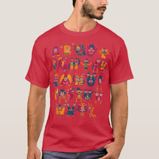 Camiseta Professor de Dia das Bruxas de Alphabet Monster AB