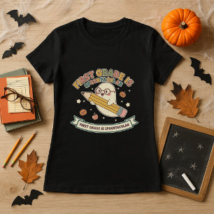 Camiseta Professor de Dia das Bruxas Divertido - Primeiro G