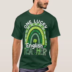 Camiseta Professor de Dia de São Patrício de Inglês, Sortud