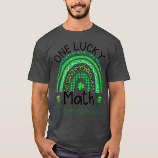 Camiseta Professor De Dia de São Patrício De Matemática Sor
