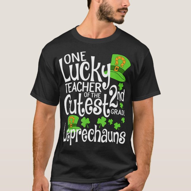 Camiseta Professor de Dia de São Patrício de segundo grau (Frente)