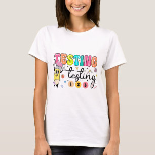 Camiseta Professor de Dia de Teste de Yall