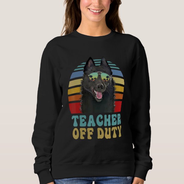Camiseta Professor de Direito Schipperke Dog Summer (Frente)