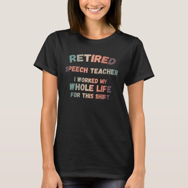 Camiseta Professor De Discurso Reformado, Trabalhei Toda A  (Frente)