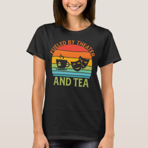 Camiseta Professor de Drama Teatral Alimentado por Teatro e