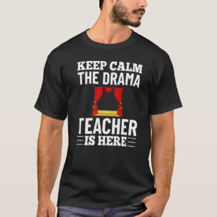 Camiseta Professor de Drama Teatro Musical Atuação Tespiano
