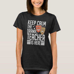 Camiseta Professor de Drama Teatro Musical Atuação Tespiano