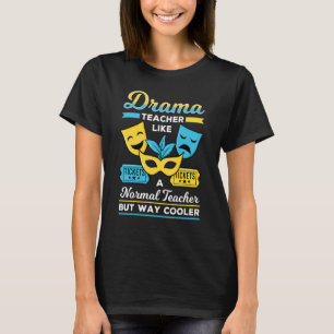 Camiseta Professor de Drama Teatro Musical Atuação Tespião