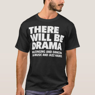 Camiseta Professor de Drama Teatro Tespiano Musical Dramáti