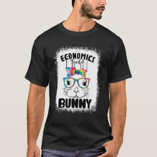 Camiseta Professor de Economia Bunny Face Óculos de Profess