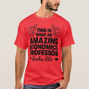 Camiseta Professor de Economia Incrível