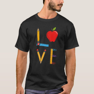 Camiseta Professor de Educação de Professores de Amor
