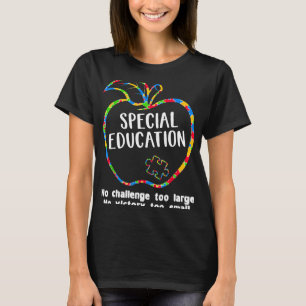Camiseta Professor de Educação Especial Autismo Crianças Me