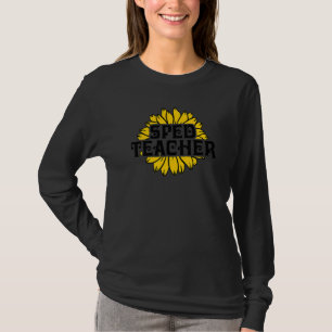Camiseta Professor de Educação Especial Flor de Girassol Fl