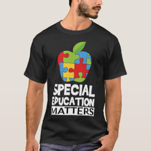 Camiseta Professor de Educação Especial para Autismo - Cons