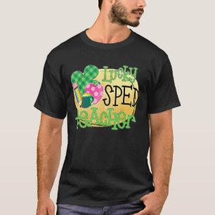 Camiseta Professor de Educação Especial Sortudo St Patrick