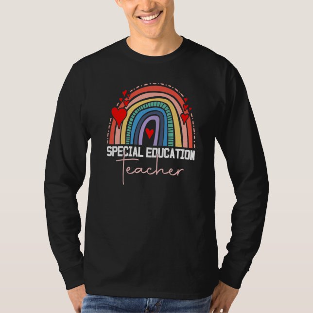 Camiseta Professor de Educação Especial Sped Ed SPED Leopar (Frente)