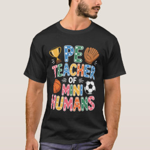 Camiseta Professor de Educação Física de Mini Humanos Coach