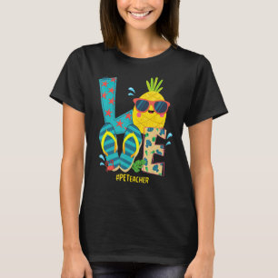 Camiseta Professor de Educação Física do Amor Pineapple Sum