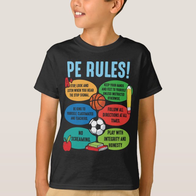 Camiseta Professor de Educação Física Educação Secundária (Frente)