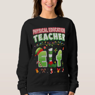 Camiseta Professor de Educação Física Elf Swe de Natal