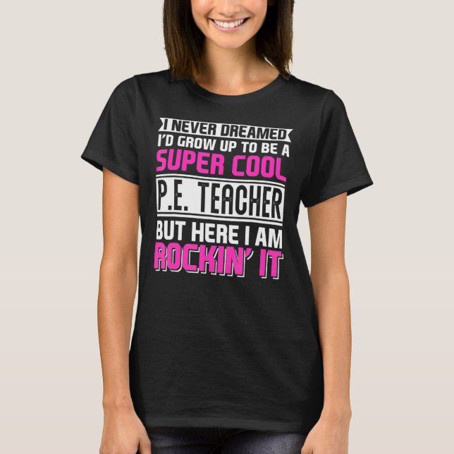 Camiseta Professor de Educação Física em PE de volta à esco (Frente)