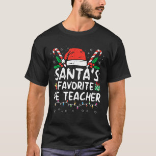 Camiseta Professor de Educação Física Favorito do Papai Noe