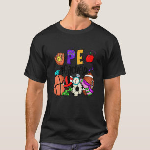 Camiseta Professor de Educação Física Leopardo Fofo Volta à