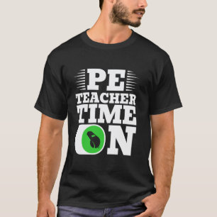 Camiseta Professor de Educação Física Tempo Em Educação Fís