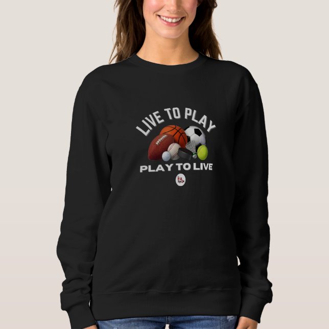 Camiseta Professor De Educação Física Vive Para Jogar Para (Frente)