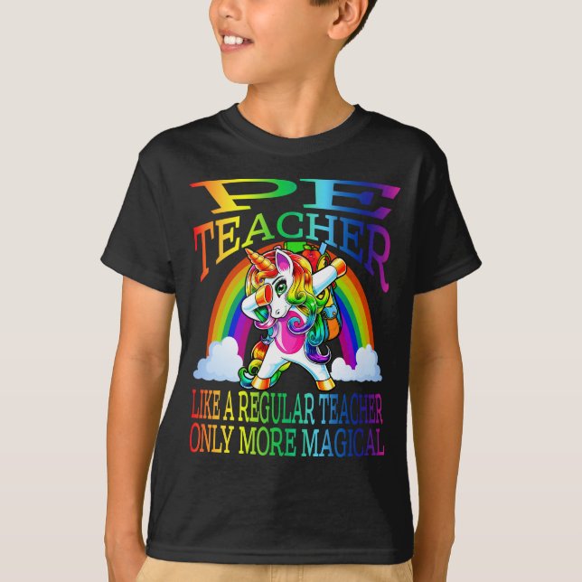Camiseta Professor De Educação Pública Como Professor Regul (Frente)
