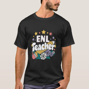 Camiseta Professor de ENL engraçado Agradecimento Inglês No
